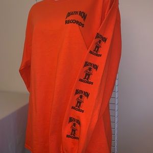 Death Row Records “91” orange long sleeve tshirt